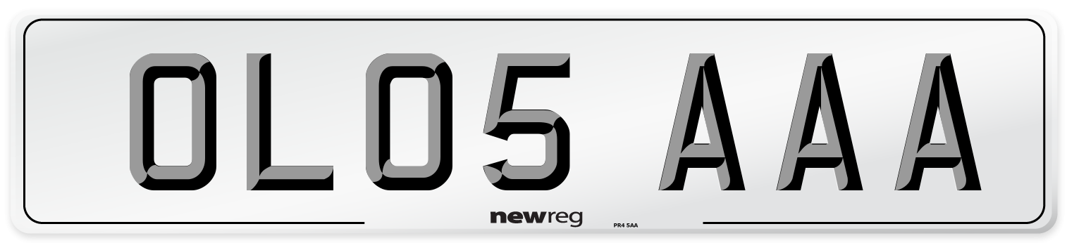 OL05 AAA Number Plate from New Reg